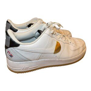 Nike Air Force 1 '07 LV8 NBA Men's Shoes White Pure Platinum CT2298 100 Size 14